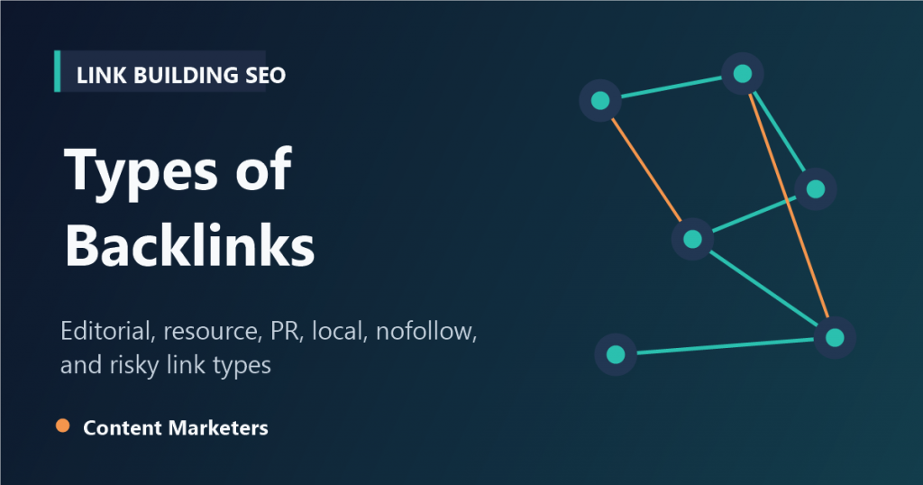 Visual guide to different types of backlinks and which ones help SEO rankings